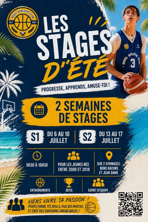 C'est parti pour les soldes d'été au RAC BASKET !!! A vos agendas